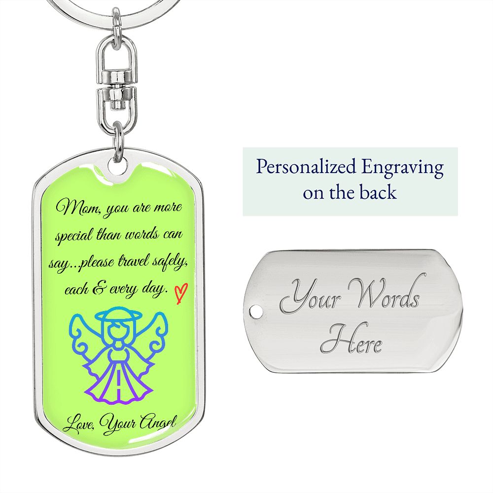 Mom You're So Special KeyChain - Green