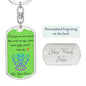 Dad You Are So Special KEYCHAIN - Green