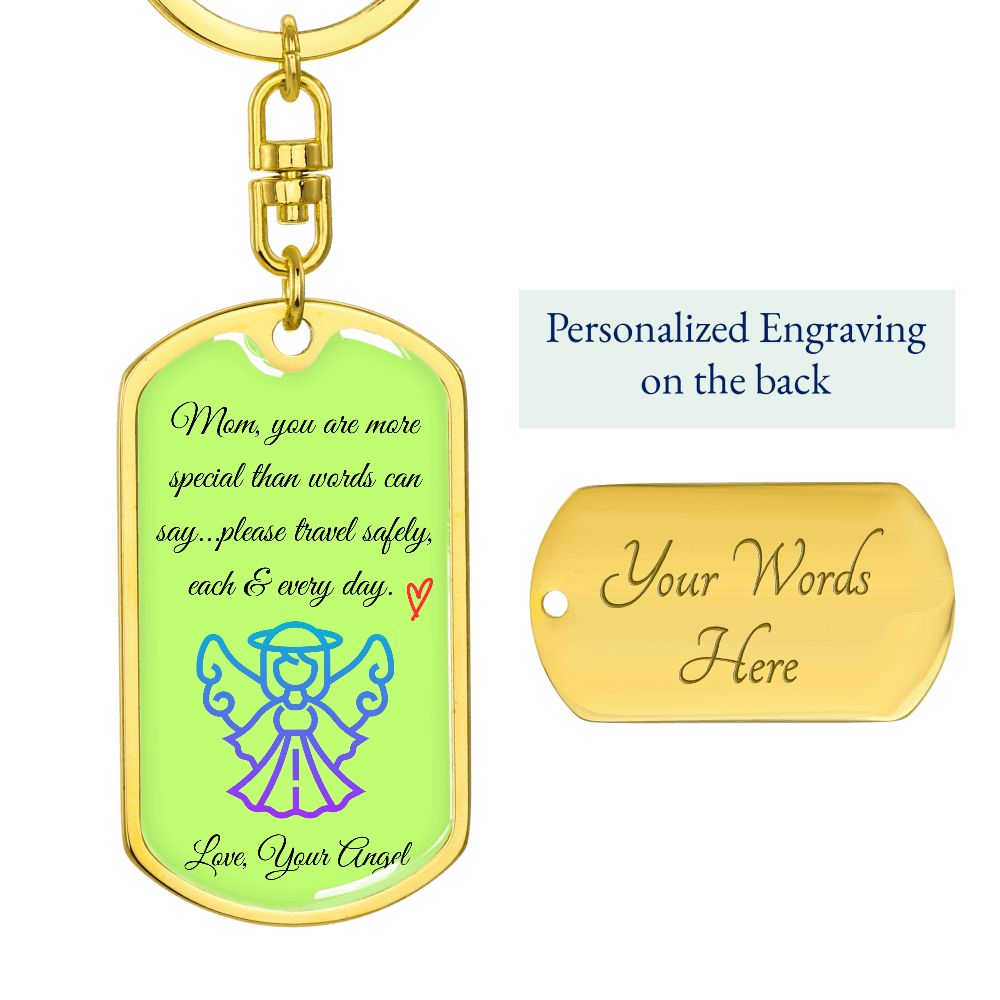 Mom You're So Special KeyChain - Green