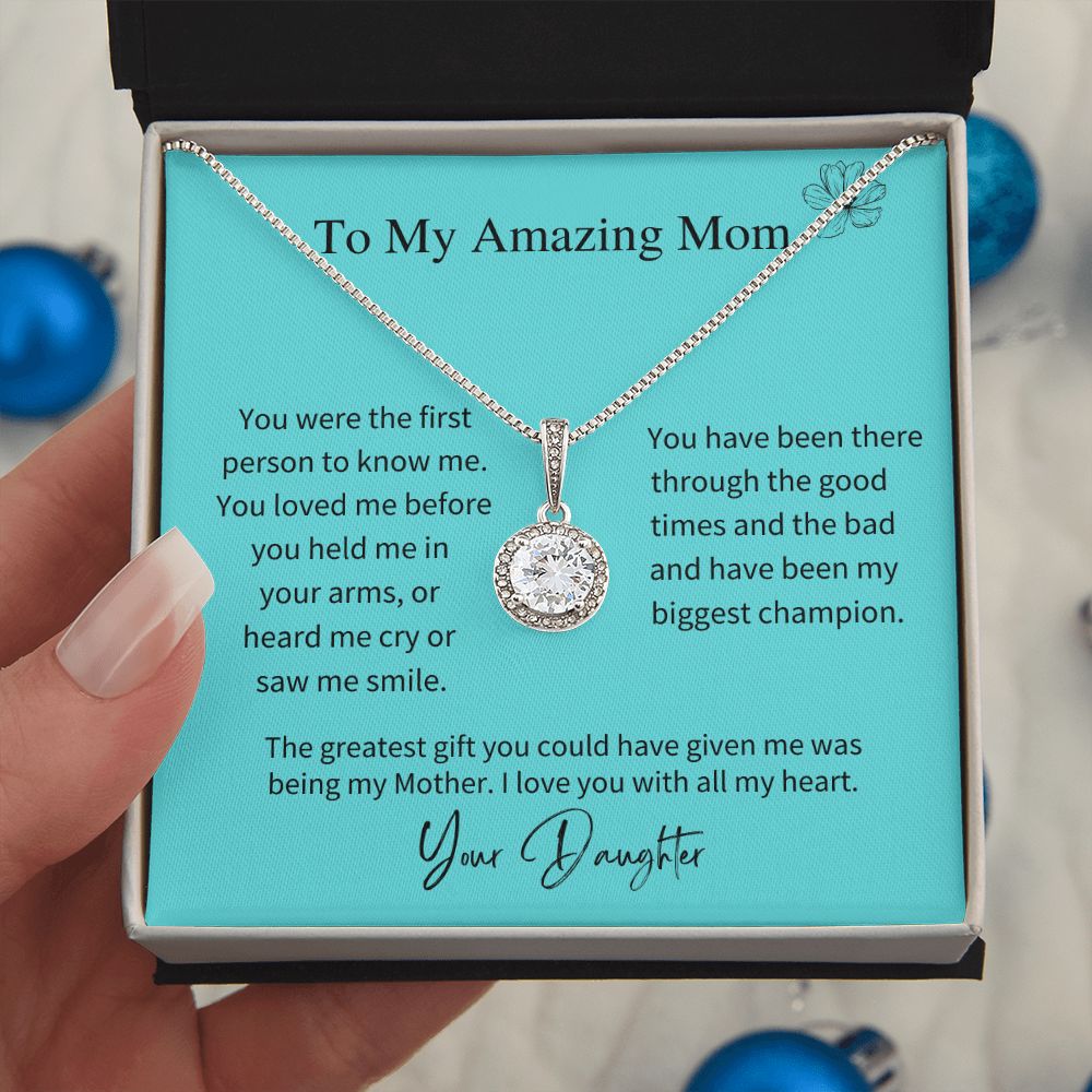 To My Amazing Mom - Love, Your Daughter