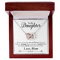 My Daughter | Braver Stronger Smarter - Interlocking Hearts Necklace