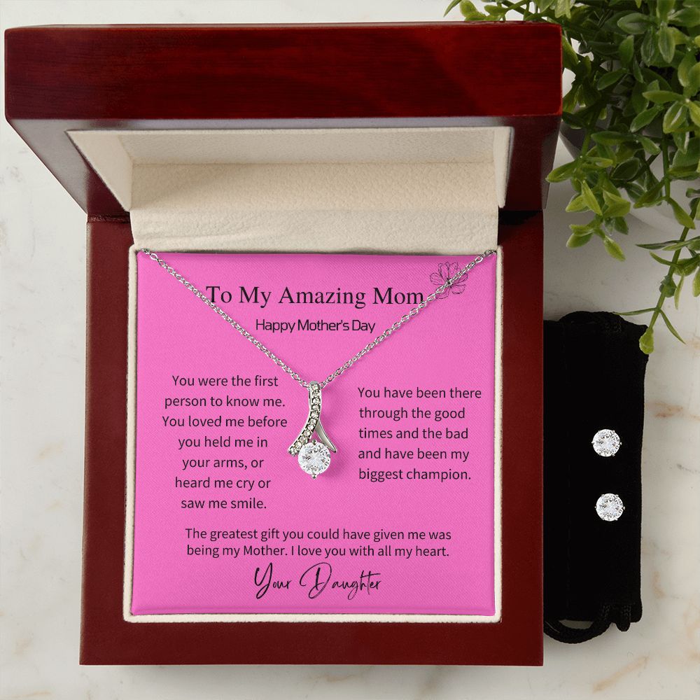To My Amazing Mom - Happy Mother's Day (Pink)