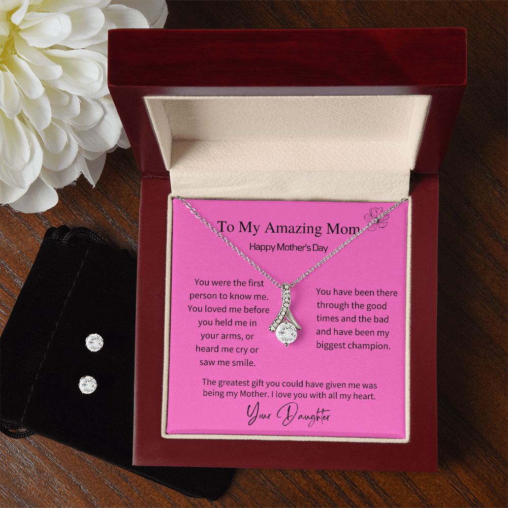 To My Amazing Mom - Happy Mother's Day (Pink)