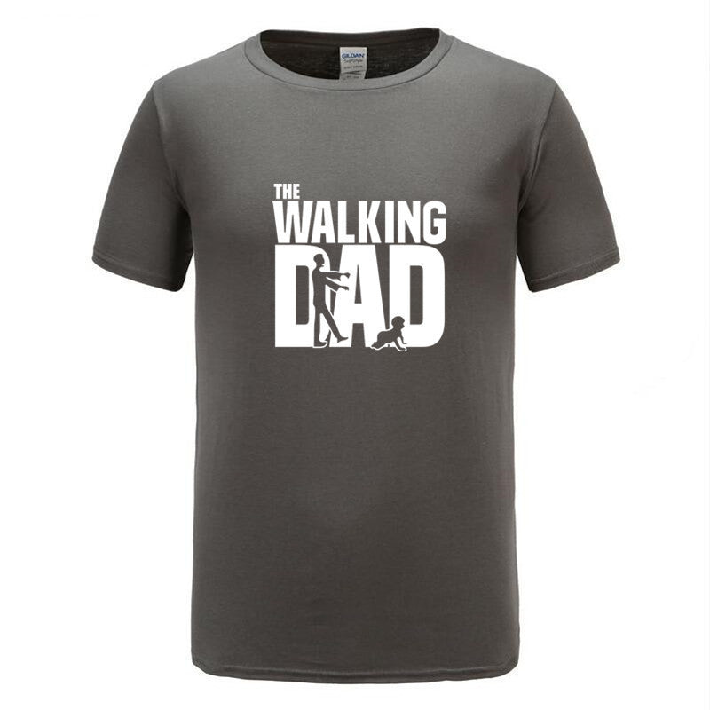 The Walking Dad Letter Print T-shirt