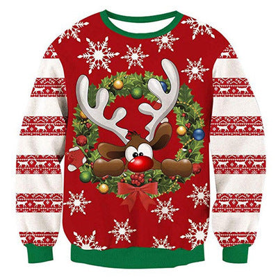 Christmas Cat Crew Neck Sweatshirt