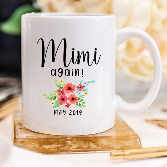 Mimi Gifts for Mimi Pregnancy Announcement Mug