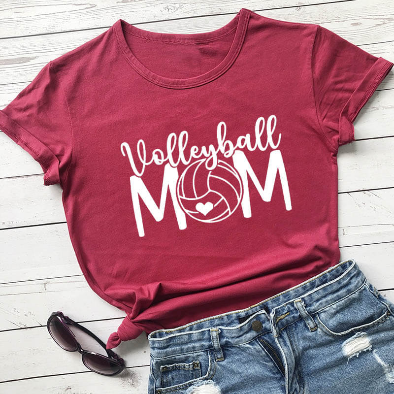 Volleyball Mom Short-sleeved T-shirt