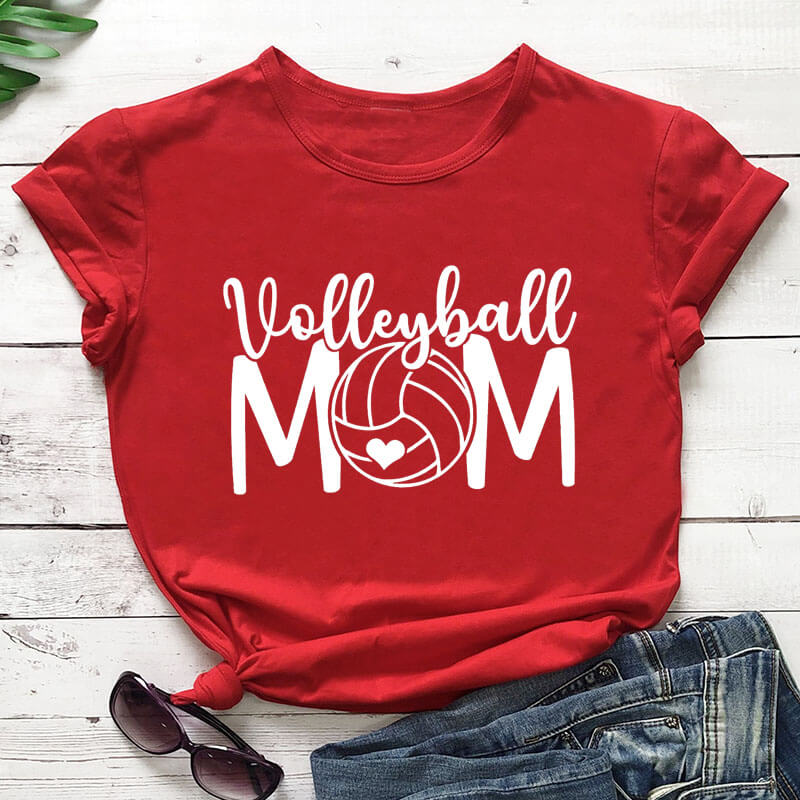 Volleyball Mom Short-sleeved T-shirt