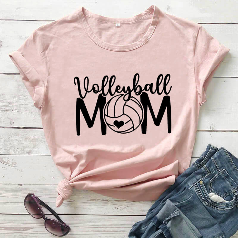 Volleyball Mom Short-sleeved T-shirt