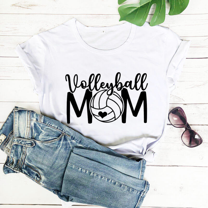 Volleyball Mom Short-sleeved T-shirt