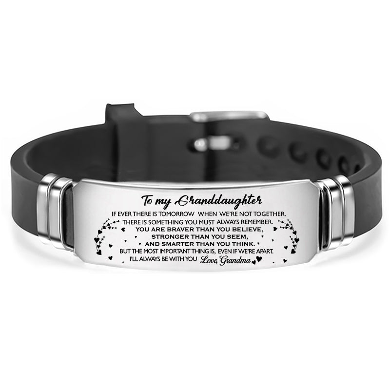 To My Mom - OR Son, Daughter, Wife, Girlfriend Options - Bracelet Wristband