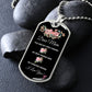 Dear Mom You're My First Friend - Dog Tag