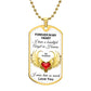 Forever In My Heart Husband - Dog Tag