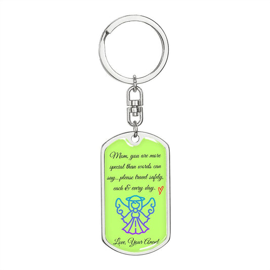 Mom You're So Special KeyChain - Green