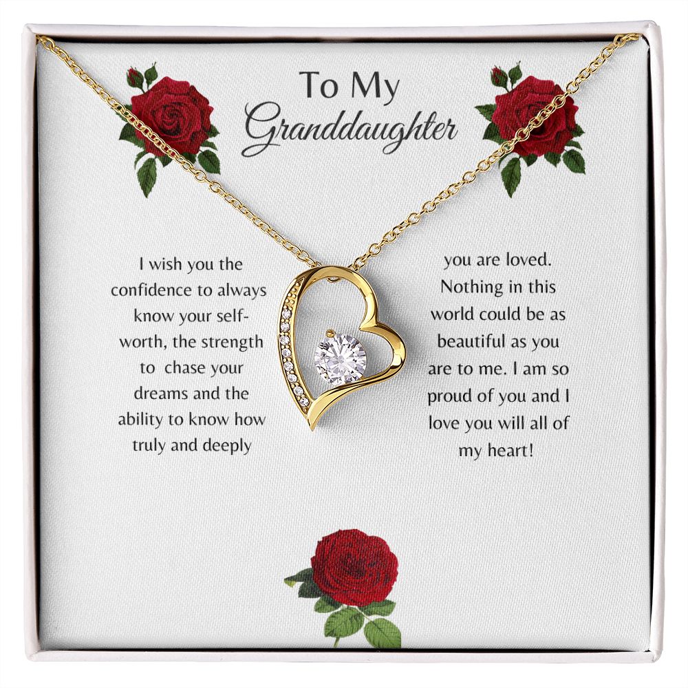 To My Granddaughter You Are Loved