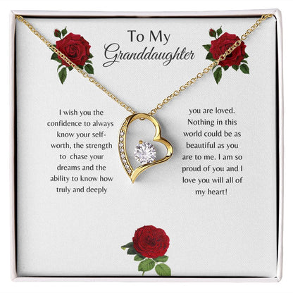 To My Granddaughter You Are Loved